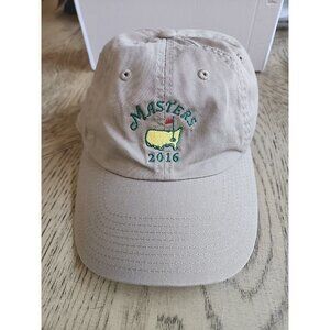 2016 PGA Masters Tan Golf Adjustable Hat/Cap American Needle Masters 2016 Hat